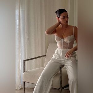 Katie May Tink Jumpsuit in Ivory Size S